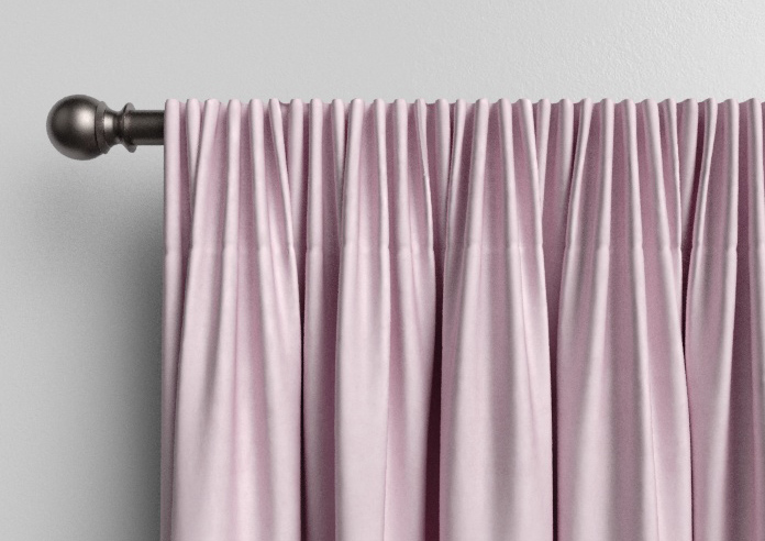 Faux Suede, Pastel Pink - Made to Measure Curtains - Image 9